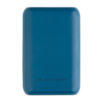 Powerbank met logo voor snel opladen drie apparaten Alameda kleur blauw tweede weergave