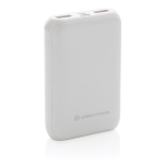 Powerbank met logo voor snel opladen drie apparaten Alameda kleur wit