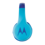 Draadloze schokbestendige hoofdtelefoon voor kinderen Motorola kleur blauw tweede weergave