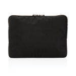 Laptophoes van gerecycled polyester 15,6” RPET Swiss Peak kleur zwart vierde weergave