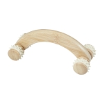 Bamboe Body Massager met Rollers Bamboo kleur naturel tweede weergave voorkant