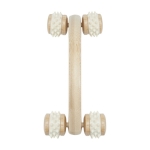 Bamboe Body Massager met Rollers Bamboo kleur naturel