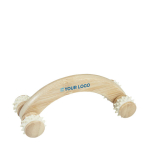 Bamboe Body Massager met Rollers Bamboo met afdrukgebied