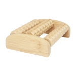 Promotionele bamboe 3 roller voetmassageapparaat Bamboo kleur naturel tweede weergave