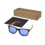 Hoge kwaliteit eikenhout zonnebrillen bedrukken Polarized Wood kleur hout derde weergave