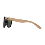 Hoge kwaliteit eikenhout zonnebrillen bedrukken Polarized Wood kleur hout weergave zijkant