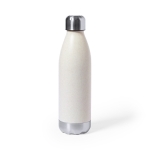 Waterflessen met dop en gemetalliseerde basis 700ml Regular kleur naturel  negende weergave