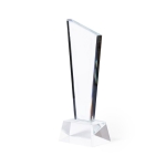 Glazen trofee met origineel ontwerp voor events Victory kleur doorzichtig eerste weergave