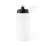 Doorschijnende sportfles laten bedrukken met dispenser 500 ml Grab kleur wit  negende weergave