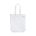 Gerecyclede non woven tas lange hengels 120 g/m2 Carry Recycled kleur wit  negende weergave