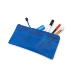 Etui bedrukken in felle kleuren met transparante afwerking Classroom kleur blauw vierde weergave