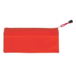 Etui bedrukken in felle kleuren met transparante afwerking Classroom kleur rood