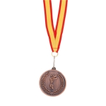 Metalen medaille bedrukken met rood lint Rank  negende weergave