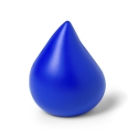 Stressbal met logo in de vorm van een waterdruppel Fall kleur blauw  negende weergave