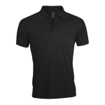 Polo's van polyester en katoen personaliseren 200 g/m2 SOL'S Prime Men kleur zwart