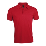 Polo's van polyester en katoen personaliseren 200 g/m2 SOL'S Prime Men kleur rood vijfde weergave