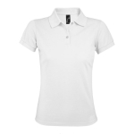 Dames poloshirt bedrukken van 200 g/m2 polyester en katoen SOL'S Prime kleur wit negende weergave