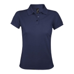 Dames poloshirt bedrukken van 200 g/m2 polyester en katoen SOL'S Prime kleur marineblauw