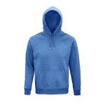 Unisex sweatshirt van ecologische materialen met capuchon 280 g/m2 Stellar kleur blauw