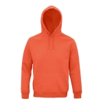 Unisex sweatshirt van ecologische materialen met capuchon 280 g/m2 Stellar kleur oranje derde weergave