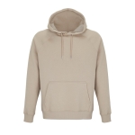 Unisex sweatshirt van ecologische materialen met capuchon 280 g/m2 Stellar kleur beige