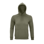 Unisex sweatshirt van ecologische materialen met capuchon 280 g/m2 Stellar kleur khaki negende weergave