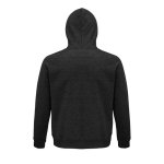 Unisex sweatshirt van ecologische materialen met capuchon 280 g/m2 Stellar kleur grafiet