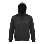 Unisex sweatshirt van ecologische materialen met capuchon 280 g/m2 Stellar kleur grafiet zesde weergave