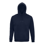 Unisex sweatshirt van ecologische materialen met capuchon 280 g/m2 Stellar kleur marineblauw