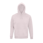 Unisex sweatshirt van ecologische materialen met capuchon 280 g/m2 Stellar kleur rose paztel