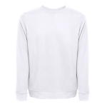 Sweatshirt van Italiaans katoen en polyesterfleece 240 g/m2 THC Colombo kleur wit eerste weergave