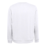 Sweatshirt van Italiaans katoen en polyesterfleece 240 g/m2 THC Colombo kleur wit tweede weergave