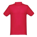 Katoenen polo in diverse kleuren 240 g/m2 THC Monaco kleur rood