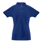 Reclame polo voor dames katoen en polyester 200 g/m2 THC Berlin kleur koningsblauw eerste weergave