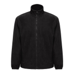 Fleecejacket laten bedrukken van polyester 300 g/m2 THC kleur zwart eerste weergave