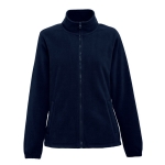 Fleece jas met full colour logo dames polyester 300 g/m2 THC Gama kleur donkerblauw eerste weergave