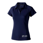 Polo met geborduurd logo voor dames polyester 220 g/m2 Elevate Life met afdrukgebied