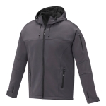 Polyester waterdichte softshell jas met logo Elevate Life 360 ​​g/m2