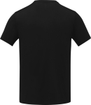 T-shirt met geborduurd logo van 105 g/m2 polyester Elevate Essentials kleur zwart tweede weergave achterkant