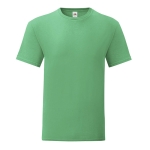 Katoenen zeefdruk T-shirt bedrukken 150 g/m2 Fruit of the Loom kleur groen