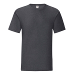 Katoenen zeefdruk T-shirt bedrukken 150 g/m2 Fruit of the Loom kleur donkergrijs