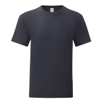 Katoenen zeefdruk T-shirt bedrukken 150 g/m2 Fruit of the Loom kleur donkerblauw