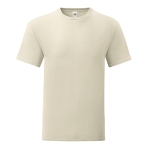 Katoenen zeefdruk T-shirt bedrukken 150 g/m2 Fruit of the Loom kleur naturel