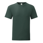 Katoenen zeefdruk T-shirt bedrukken 150 g/m2 Fruit of the Loom kleur donkergroen