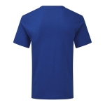 Katoenen bedrukte T-shirt van 150 g/m2 Fruit of the Loom kleur blauw tweede weergave