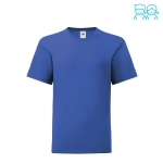 T-shirt van 100% katoen, 150 g/m2 Fruit of the Loom kleur blauw tweede weergave