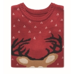 Trui met kerstprint in grotere maten L-XL Christmas kleur rood derde weergave