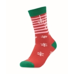 Kerstsokken in geschenkdoos grote maten 43-46 Comfy kleur rood