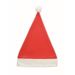 Klassieke RPET kerstmuts met logo Santa kleur rood tweede weergave