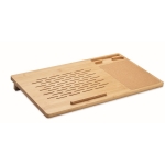 Bamboe laptopstandaard met ventilatiegaten Mini Desk kleur hout